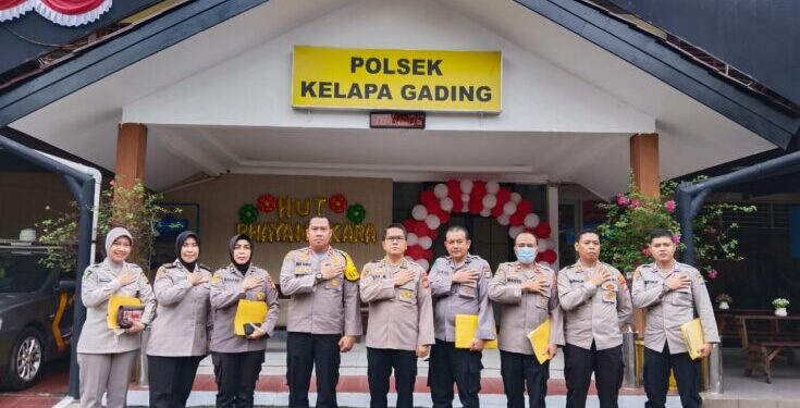 Jajaran Kepolisian di Polsek Kelapa Gading