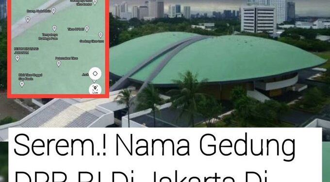 Nama Lokasi Gedung DPR berubah jadi Peternakan Tikus