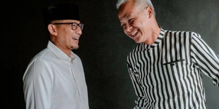 Sandiaga Uno dan Ganjar Pranowo