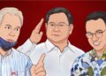 Survei Pilpres 2024, Prabowo-Ganjar-Anies