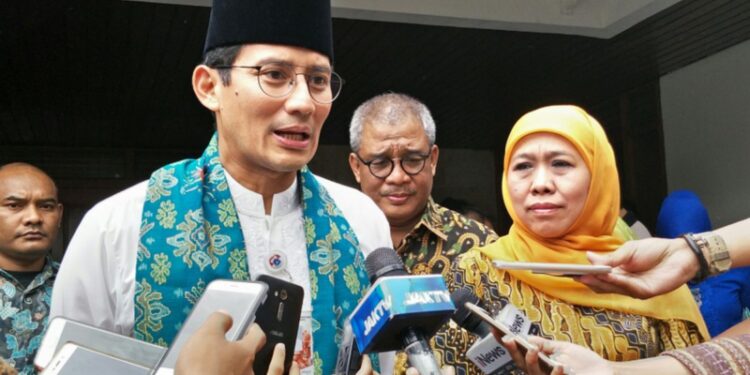 Sandiaga Uno Ajak Khofifah jadi Timses Ganjar